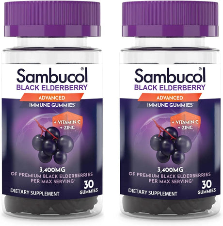 SAMBUCOL - Sambucol Black Elderberry Gummies 30 Gomitas 2 Pack - The Red Vitamin MX - Suplementos Alimenticios - {{ shop.shopifyCountryName }}