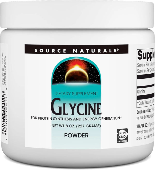 SOURCE NATURALS - Source Naturals Glycine Powder 227Gr. - The Red Vitamin MX - Suplementos Alimenticios - {{ shop.shopifyCountryName }}