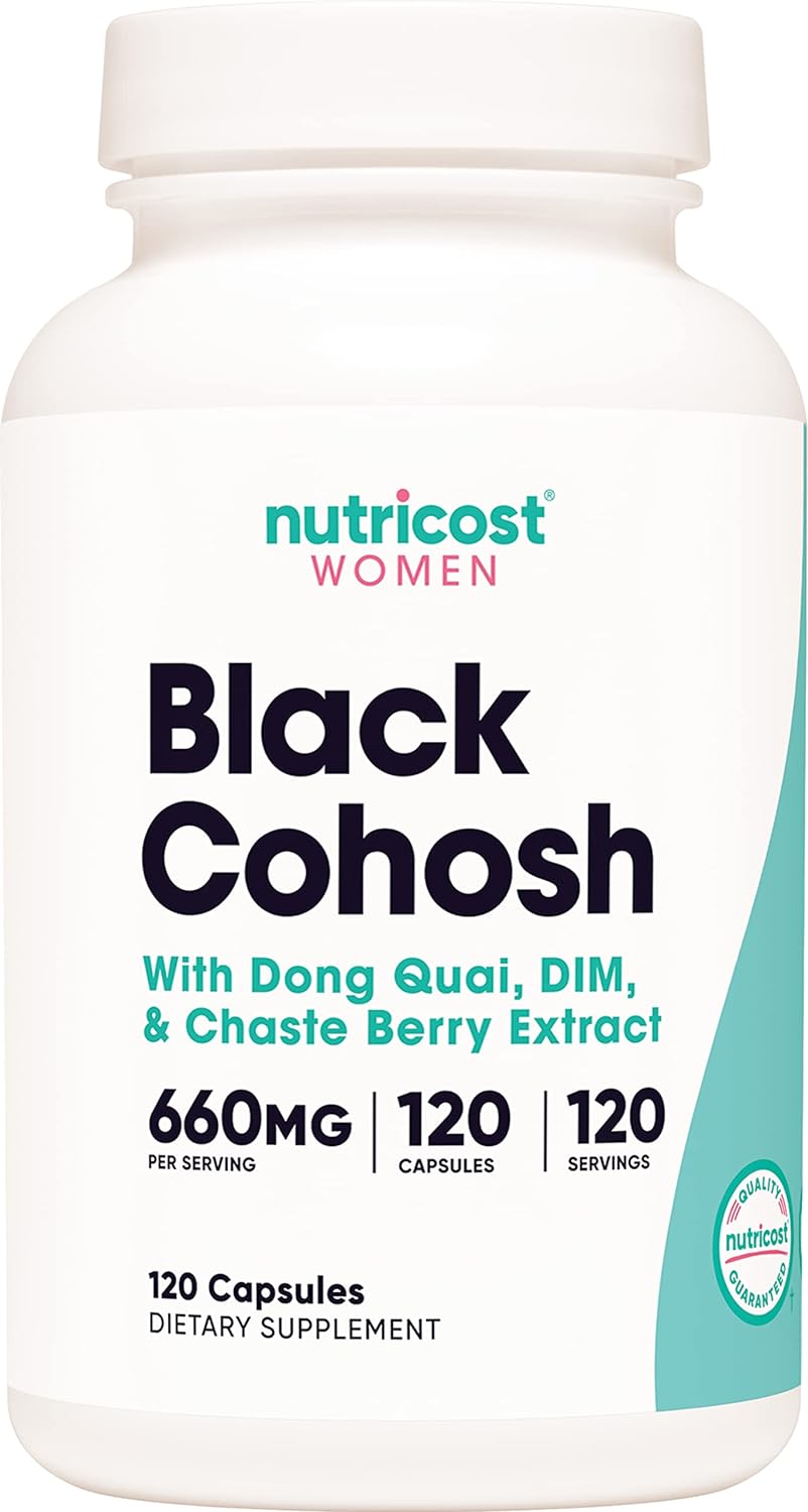 Nutricost Black Cohosh for Women 660Mg. 120 Capsulas
