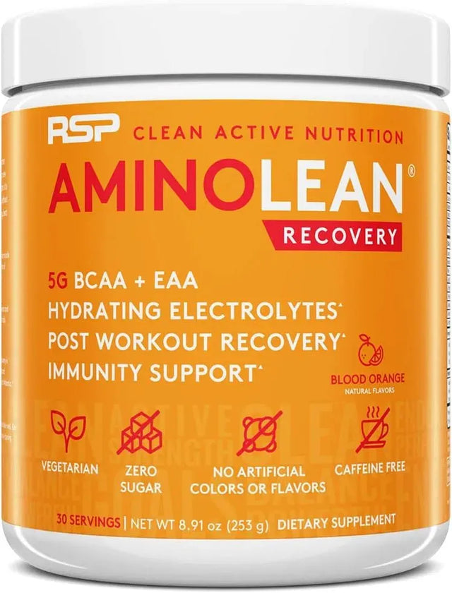 RSP - RSP AminoLean Recovery 30 Servicios Blood Orange 253Gr. - The Red Vitamin MX - Suplementos Alimenticios - {{ shop.shopifyCountryName }}