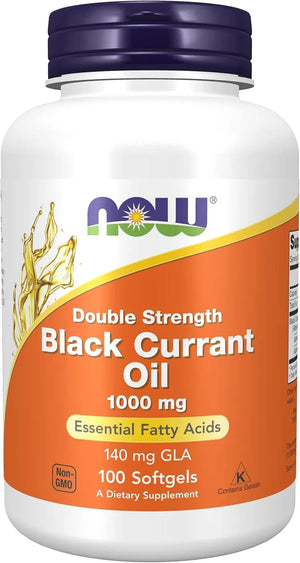 NOW SUPPLEMENTS - Now Supplements Black Currant Oil 1000Mg. 100 Capsulas Blandas 2 Pack - The Red Vitamin MX - Suplementos Alimenticios - {{ shop.shopifyCountryName }}