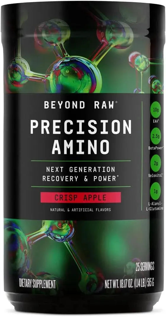 BEYOND RAW - BEYOND RAW Precision Amino 25 Servicios Crisp Apple 515Gr. - The Red Vitamin MX - Suplementos Alimenticios - {{ shop.shopifyCountryName }}