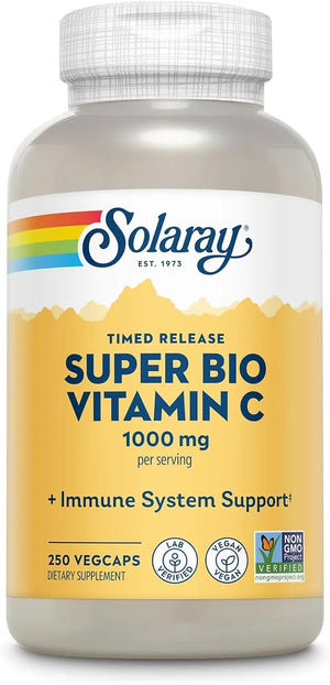 SOLARAY - SOLARAY Super Bio Buffered Vitamin C 1000Mg. 250 Capsulas - The Red Vitamin MX - Suplementos Alimenticios - {{ shop.shopifyCountryName }}