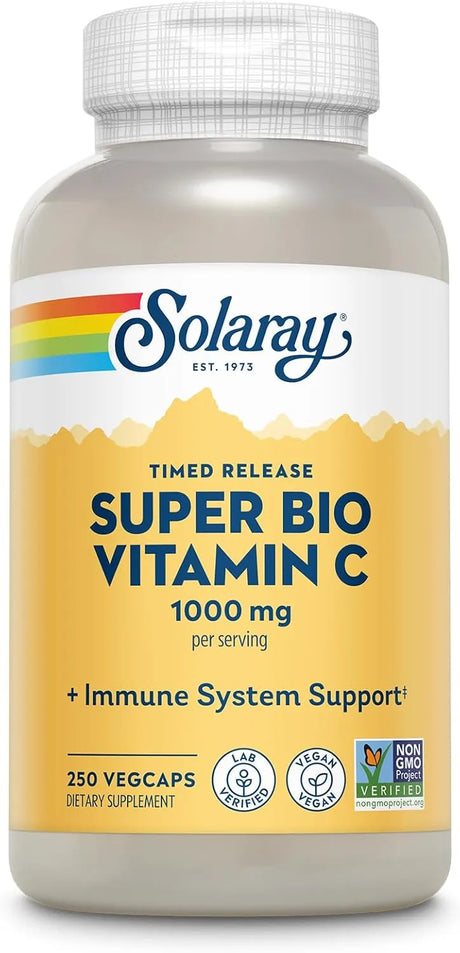 SOLARAY - SOLARAY Super Bio Buffered Vitamin C 1000Mg. 250 Capsulas - The Red Vitamin MX - Suplementos Alimenticios - {{ shop.shopifyCountryName }}