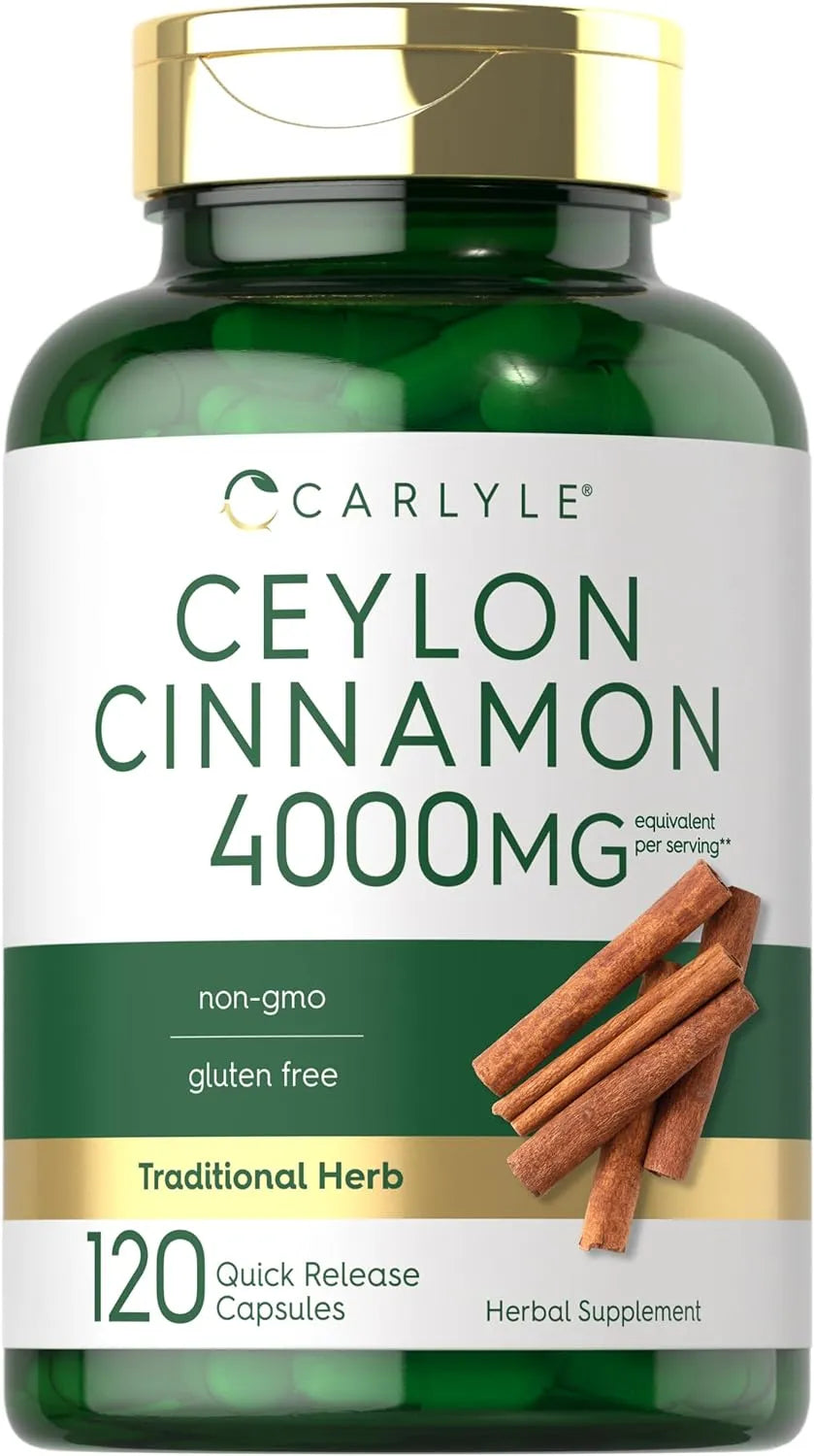 CARLYLE - Carlyle Ceylon Cinnamon 4000Mg. 120 Capsulas - The Red Vitamin MX - Suplementos Alimenticios - {{ shop.shopifyCountryName }}