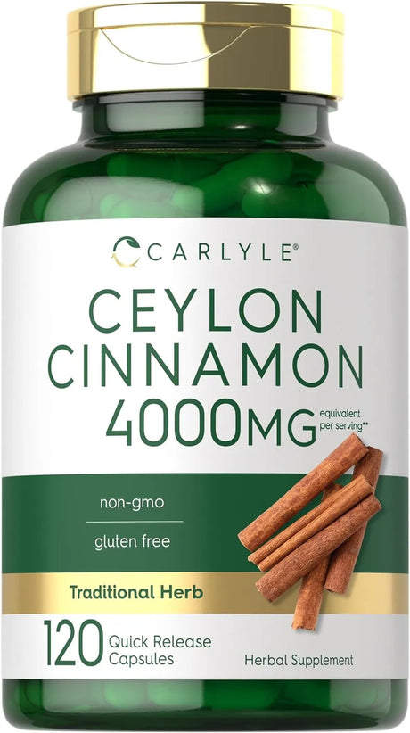 CARLYLE - Carlyle Ceylon Cinnamon 4000Mg. 120 Capsulas - The Red Vitamin MX - Suplementos Alimenticios - {{ shop.shopifyCountryName }}