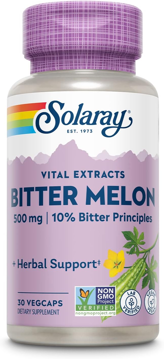SOLARAY Bitter Melon Fruit Extract 30 Capsulas