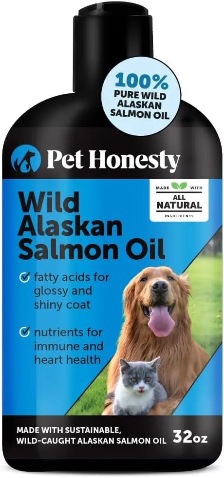 PET HONESTY - Pet Honesty Wild Alaskan Salmon Oil 32 Fl.Oz. - The Red Vitamin MX - Aceite De Pescado Para Perros - {{ shop.shopifyCountryName }}