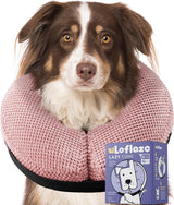 Loflaze Soft Inflatable Dog Cone Collar Pink XLARGE
