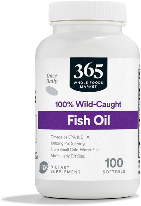 365 - 365 by Whole Foods Market Oil Fish 1000Mg. 100 Capsulas Blandas - The Red Vitamin MX - Suplementos Alimenticios - {{ shop.shopifyCountryName }}