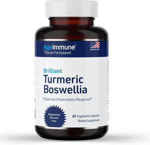 AGEIMMUNE - AgeImmune Turmeric Curcumin and Boswellia Serrata 60 Capsulas - The Red Vitamin MX - Suplementos Alimenticios - {{ shop.shopifyCountryName }}