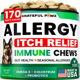 GRATEFUL PAWZ - Grateful Pawz Dog Allergy Relief Chews 170 Masticables - The Red Vitamin MX - Remedios Para La Picazón De Perros - {{ shop.shopifyCountryName }}