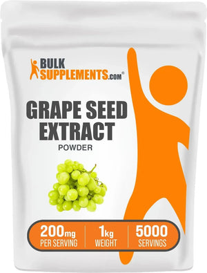 BULK SUPPLEMENTS - Bulk Supplements Grape Seed Extract Powder 1 Kg. - The Red Vitamin MX - Suplementos Alimenticios - {{ shop.shopifyCountryName }}