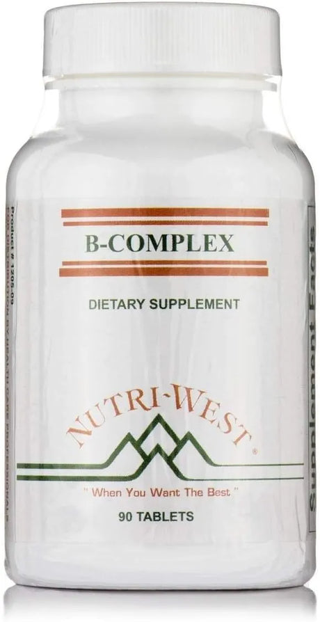 NUTRI WEST - Nutri West B-Complex 90 Tabletas - The Red Vitamin MX - Suplementos Alimenticios - {{ shop.shopifyCountryName }}