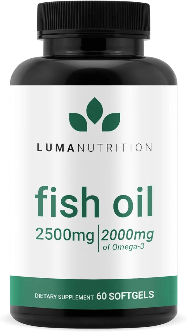 LUMA NUTRITION - Luma Nutrition Omega 3 Fish Oil 60 Capsulas Blandas - The Red Vitamin MX - Suplementos Alimenticios - {{ shop.shopifyCountryName }}