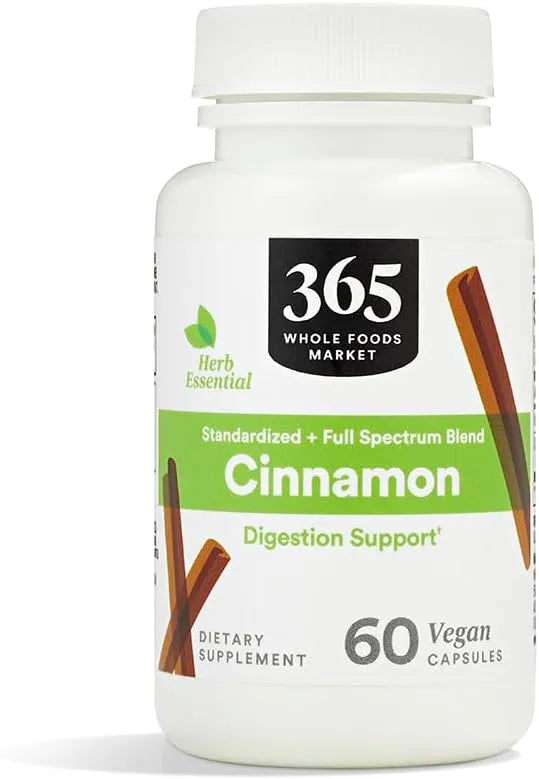 365 - 365 By Whole Foods Market Cinnamon 60 Capsulas - The Red Vitamin MX - Suplementos Alimenticios - {{ shop.shopifyCountryName }}