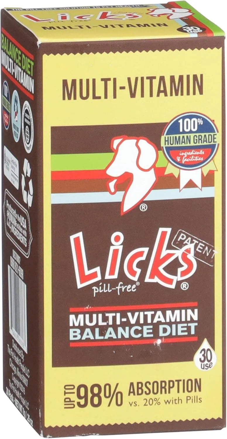 LICKS PILL FREE - Licks Pill Free Dog Multivitamin 30 Paquetes - The Red Vitamin MX - Multivitamínicos Para Perros - {{ shop.shopifyCountryName }}