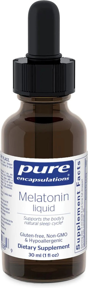 PURE ENCAPSULATIONS - Pure Encapsulations Melatonin Liquid 1 Fl.Oz. - The Red Vitamin MX - Suplementos Alimenticios - {{ shop.shopifyCountryName }}