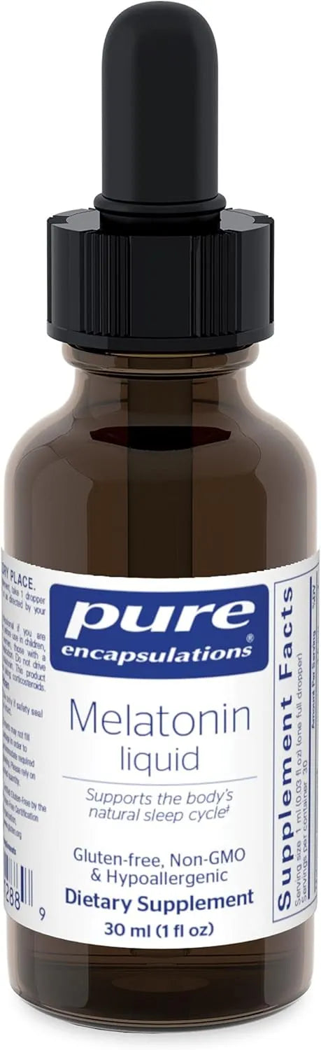 PURE ENCAPSULATIONS - Pure Encapsulations Melatonin Liquid 1 Fl.Oz. - The Red Vitamin MX - Suplementos Alimenticios - {{ shop.shopifyCountryName }}