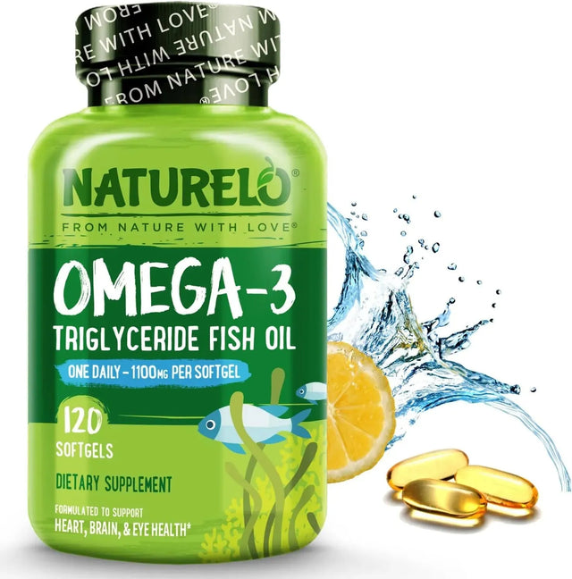 NATURELO - NATURELO Burpless Omega 3 Fish Oil 120 Capsulas Blandas - The Red Vitamin MX - Suplementos Alimenticios - {{ shop.shopifyCountryName }}