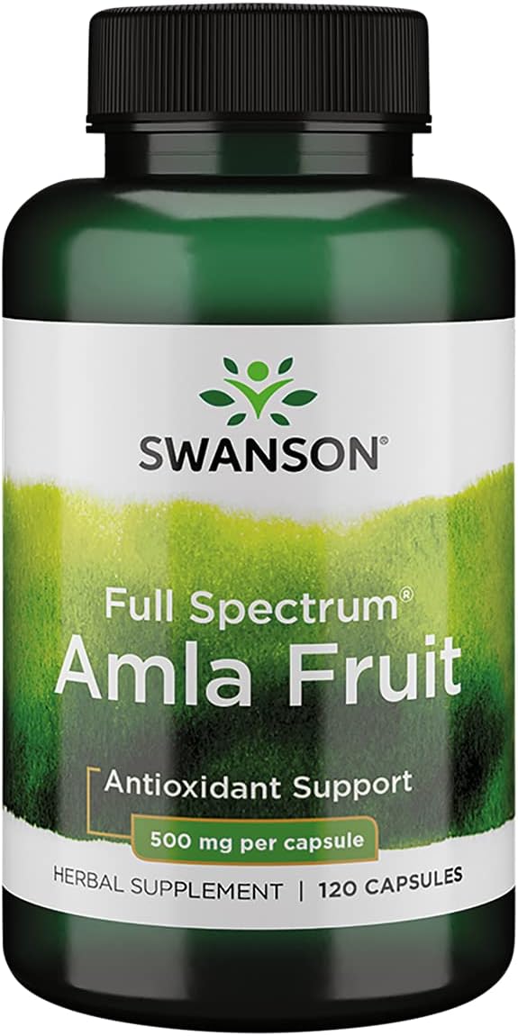 Swanson Full Spectrum Amla Fruit 500Mg. 120 Capsulas