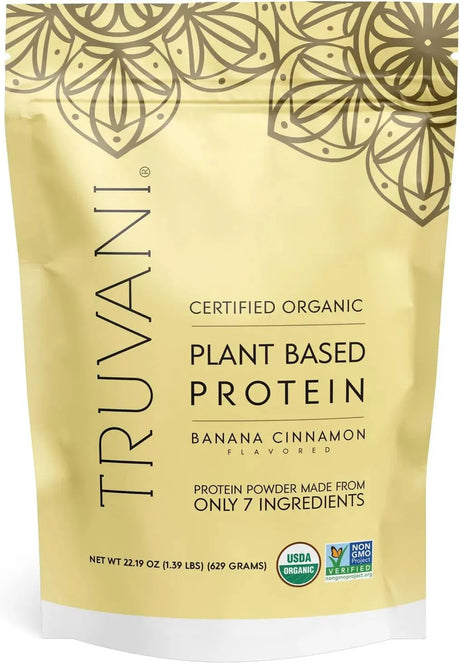 TRUVANI - Truvani Vegan Pea Protein Powder Banana Cinnamon 629Gr. - The Red Vitamin MX - Suplementos Alimenticios - {{ shop.shopifyCountryName }}