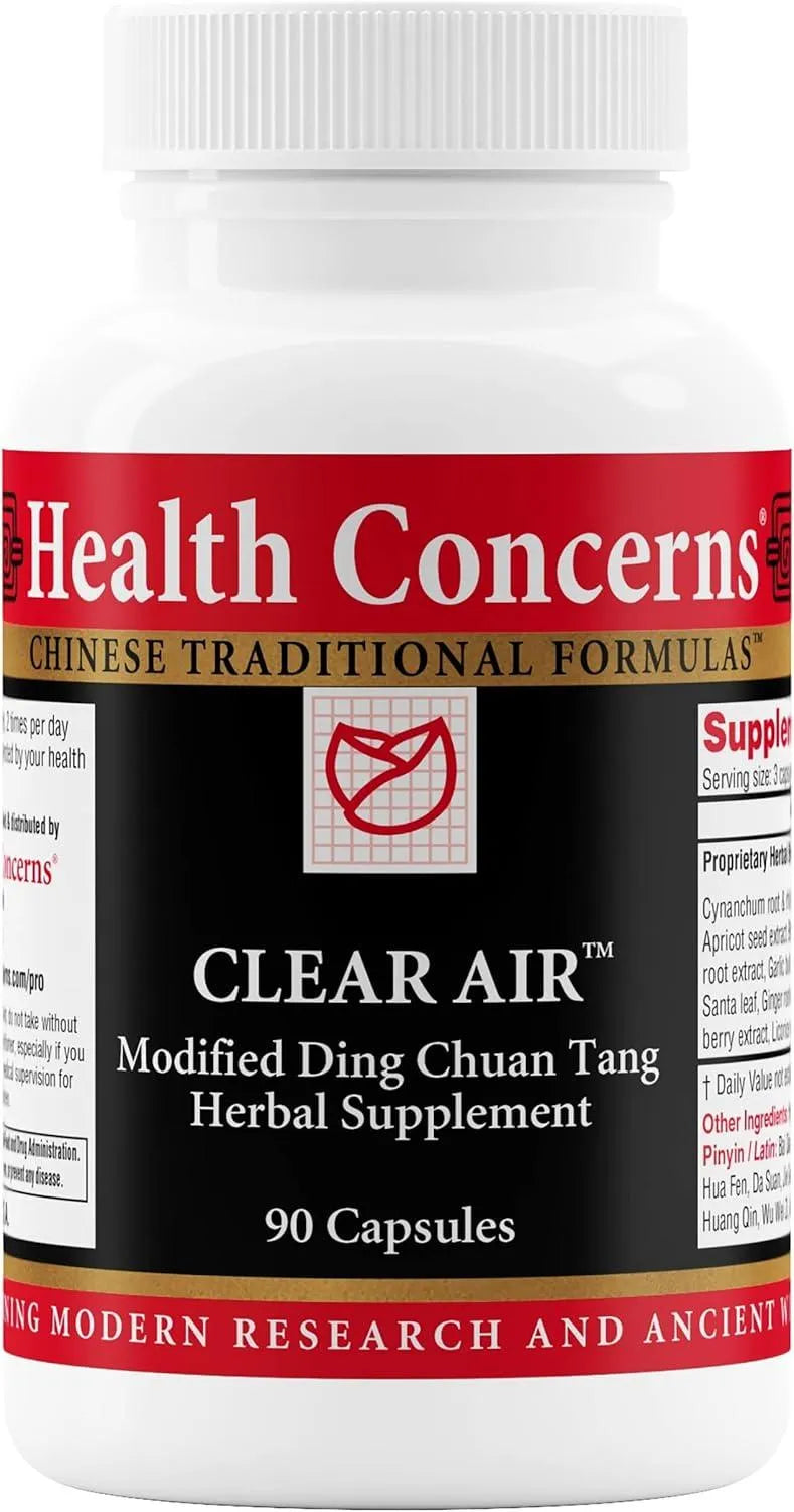 HEALTH CONCERNS - Health Concerns Clear Air Lung Health & Respiratory Support 90 Capsulas - The Red Vitamin MX - Suplementos Alimenticios - {{ shop.shopifyCountryName }}