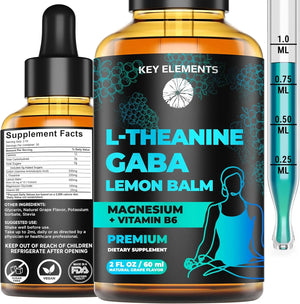 KEY ELEMENTS - Key Elements Liquid GABA with L Theanine 60Ml. - The Red Vitamin MX - Suplementos Alimenticios - {{ shop.shopifyCountryName }}