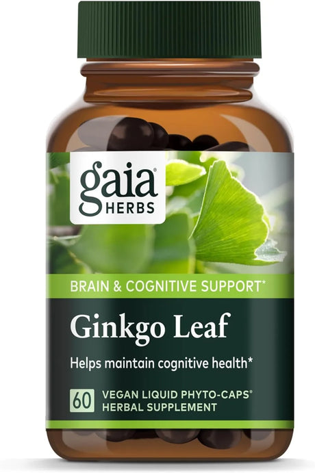 GAIA HERBS - Gaia Herbs Ginkgo Leaf 60 Capsulas - The Red Vitamin MX - Suplementos Alimenticios - {{ shop.shopifyCountryName }}