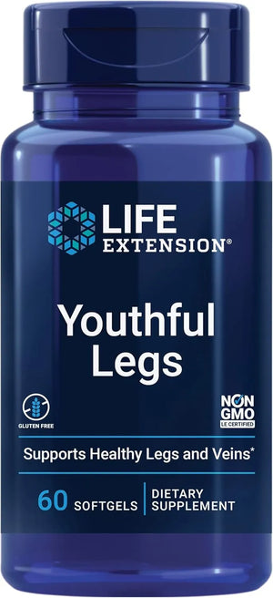 LIFE EXTENSION - Life Extension Youthful Legs 60 Capsulas Blandas - The Red Vitamin MX - Suplementos Alimenticios - {{ shop.shopifyCountryName }}