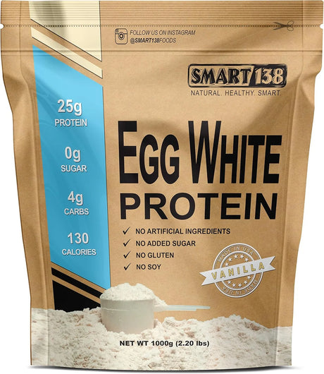 SMART138 - Smart138 Pure Egg White Protein Powder Vanilla 1 Kg. - The Red Vitamin MX - Suplementos Alimenticios - {{ shop.shopifyCountryName }}