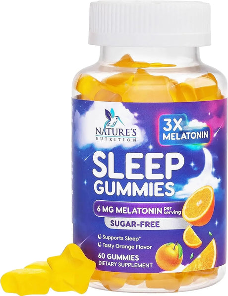 NATURE'S NUTRITION - Nature's Nutrition Melatonin 6Mg. 60 Gomitas - The Red Vitamin MX - Suplementos Alimenticios - {{ shop.shopifyCountryName }}