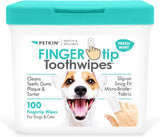 PETKIN - Petkin Fingertip Tooth Wipes for Dogs and Cats Fresh Mint 100 Toallitas - The Red Vitamin MX - Cuidado Dental Para Perros - {{ shop.shopifyCountryName }}