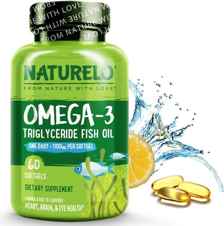 NATURELO - NATURELO Burpless Omega 3 Fish Oil 60 Capsulas Blandas - The Red Vitamin MX - Suplementos Alimenticios - {{ shop.shopifyCountryName }}