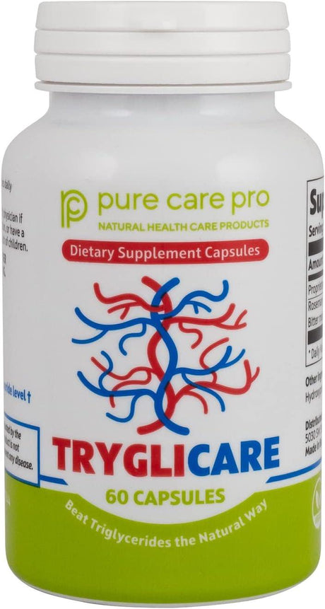 PURE CARE PRO - Pure Care Pro Tryglicare All-Natural Triglyceride Lowering 60 Capsulas - The Red Vitamin MX - Suplementos Alimenticios - {{ shop.shopifyCountryName }}