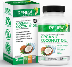 Renew Actives Coconut Oil 120 Capsulas Blandas