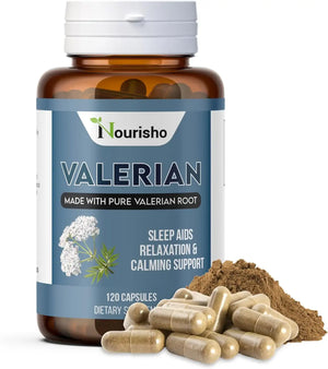 NOURISHO - Nourisho Valerian Root 500Mg. 120 Capsulas - The Red Vitamin MX - Suplementos Alimenticios - {{ shop.shopifyCountryName }}