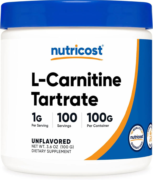 NUTRICOST - Nutricost L-Carnitine Tartrate Powder 100Gr. - The Red Vitamin MX - Suplementos Alimenticios - {{ shop.shopifyCountryName }}