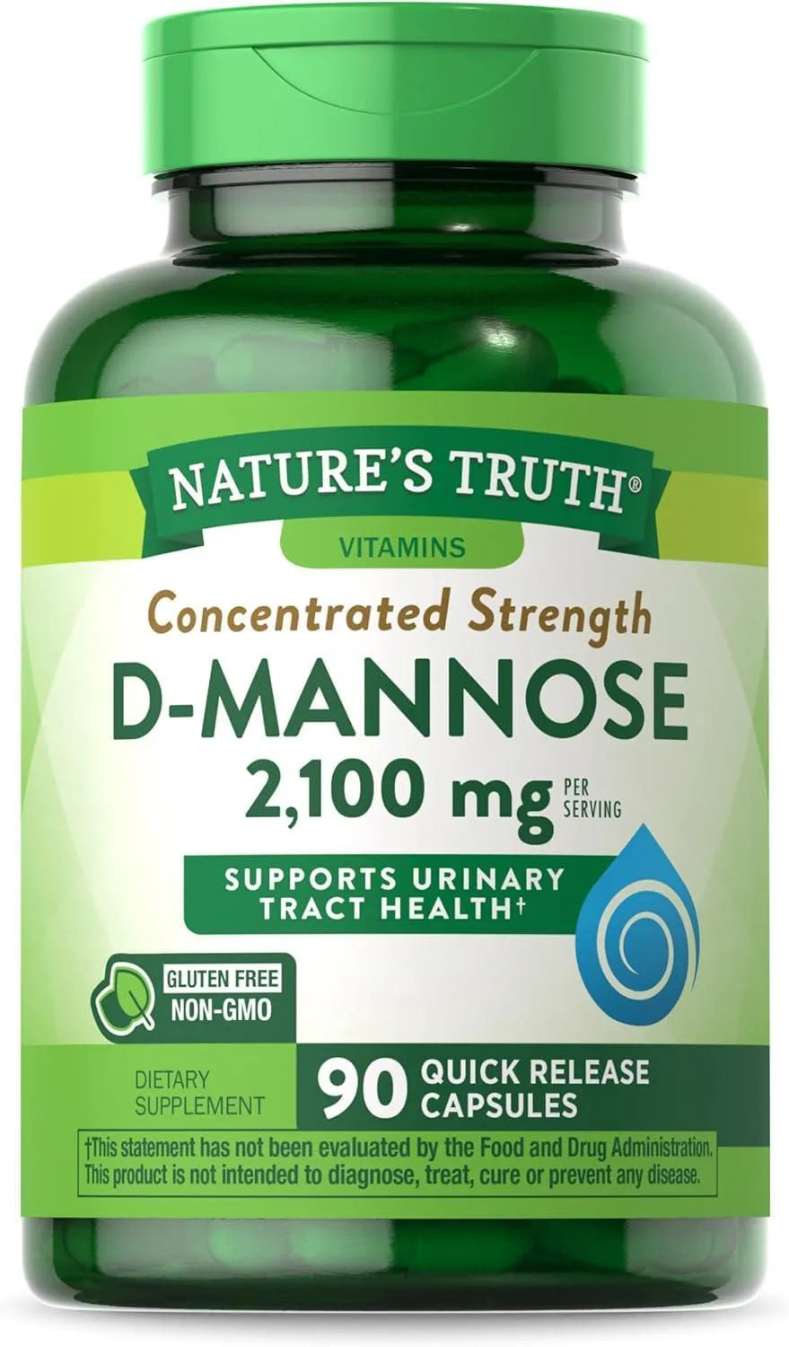 NATURE'S TRUTH - Nature's Truth D-Mannose 2100Mg. 90 Capsulas - The Red Vitamin MX - Suplementos Alimenticios - {{ shop.shopifyCountryName }}