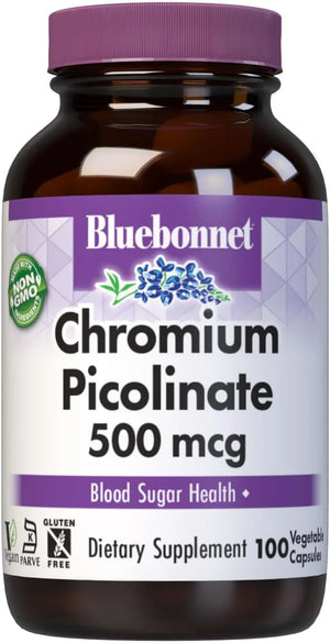 BLUEBONNET NUTRITION - BlueBonnet Nutrition Chromium Picolinate 500mcg 100 Capsulas - The Red Vitamin MX - Suplementos Alimenticios - {{ shop.shopifyCountryName }}