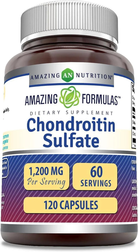 AMAZING FORMULAS - Amazing Formulas Chondroitin Sulfate 1200Mg. 120 Capsulas - The Red Vitamin MX - Suplementos Alimenticios - {{ shop.shopifyCountryName }}