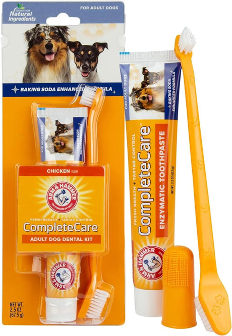 ARM & HAMMER - Arm & Hammer Complete Care Dog Dental Kit Chicken Flavor 2.5 Oz. - The Red Vitamin MX - Cuidado Dental Para Perros - {{ shop.shopifyCountryName }}