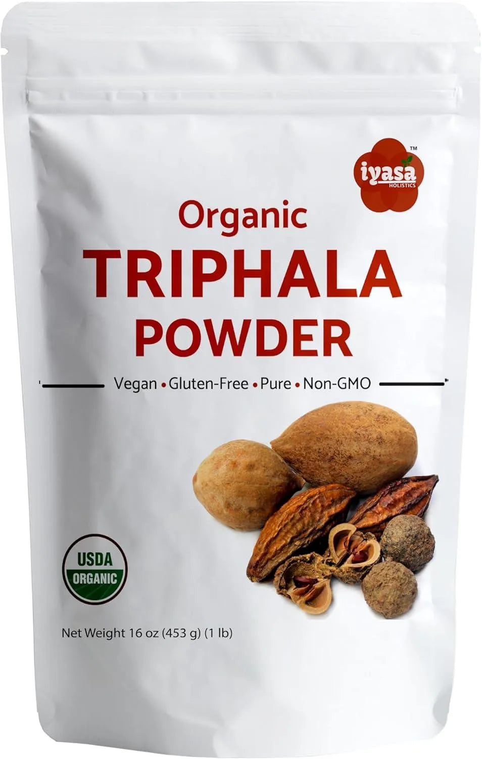 IYASA ORGANICS - Iyasa Holistics Organic Triphala Powder 453Gr. - The Red Vitamin MX - Suplementos Alimenticios - {{ shop.shopifyCountryName }}