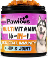 PAWIOUS - Pawious Dog 16 in 1 Multivitamin Chewable with Glucosamine 120 Masticables - The Red Vitamin MX - Multivitamínicos Para Perros - {{ shop.shopifyCountryName }}