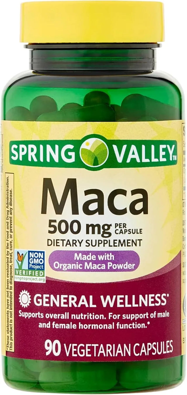 SPRING VALLEY - Spring Valley Maca Root 500Mg. 90 Capsulas - The Red Vitamin MX - Suplementos Alimenticios - {{ shop.shopifyCountryName }}