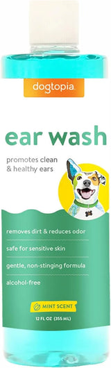 DOGTOPIA - Dogtopia Ear Wash Solution for Pets 12 Fl.Oz. - The Red Vitamin MX - Cuidado Del Oído De Perros - {{ shop.shopifyCountryName }}