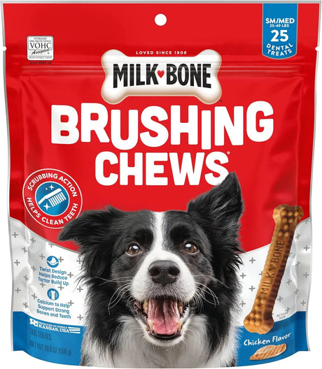 MILK BONE - Milk-Bone Original Brushing Chews Small/Medium Dogs 25 Piezas - The Red Vitamin MX - Cuidado Dental Para Perros - {{ shop.shopifyCountryName }}