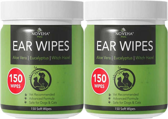 NOVEHA - NOVEHA Pet Ear Wipes 150 Toallitas 2 Pack - The Red Vitamin MX - Cuidado Del Oído De Perros - {{ shop.shopifyCountryName }}