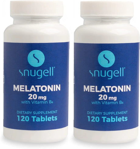 SNUGELL - Snugell Melatonin 20Mg. 120 Tabletas 2 Pack - The Red Vitamin MX - Suplementos Alimenticios - {{ shop.shopifyCountryName }}