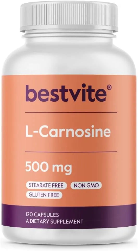 BESTVITE - BESTVITE L-Carnosine 500Mg. 120 Capsulas - The Red Vitamin MX - Suplementos Alimenticios - {{ shop.shopifyCountryName }}